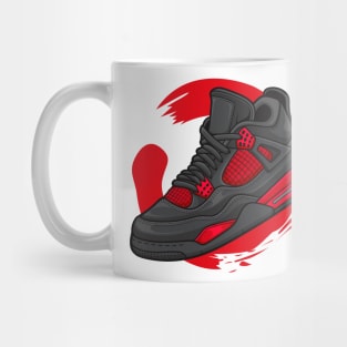 AJ 4 Retro Red Thunder Sneaker Mug